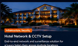 Hotel Network & CCTV Setup